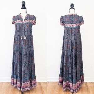🦋LAST🦋 NWT Tulle & Batiste Zaara Frill Maxi Dress